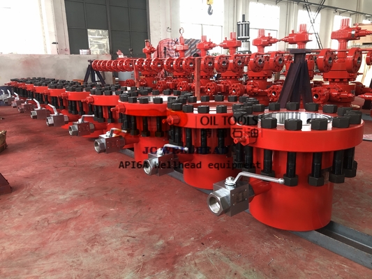 Testa di rivestimento del pozzo di petrolio e gas con appendiabiti per le apparecchiature di rivestimento del pozzo API 6A